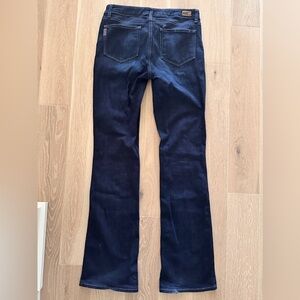 PAIGE Blue Flare Wide Leg Jeans